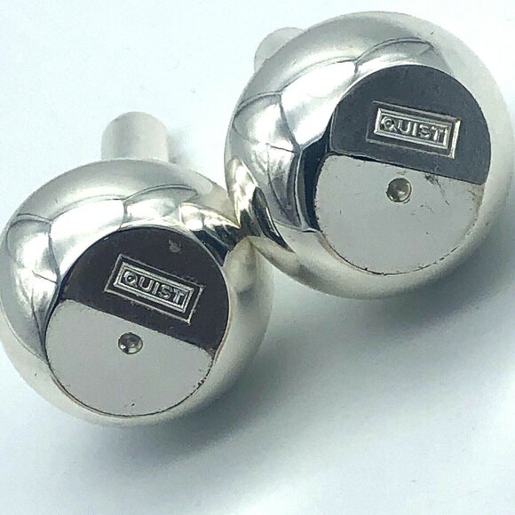 Mid Century Silver Onion Tiny Taper Candle Holder Set Quist Danish West Germany - Picture 5 of 11